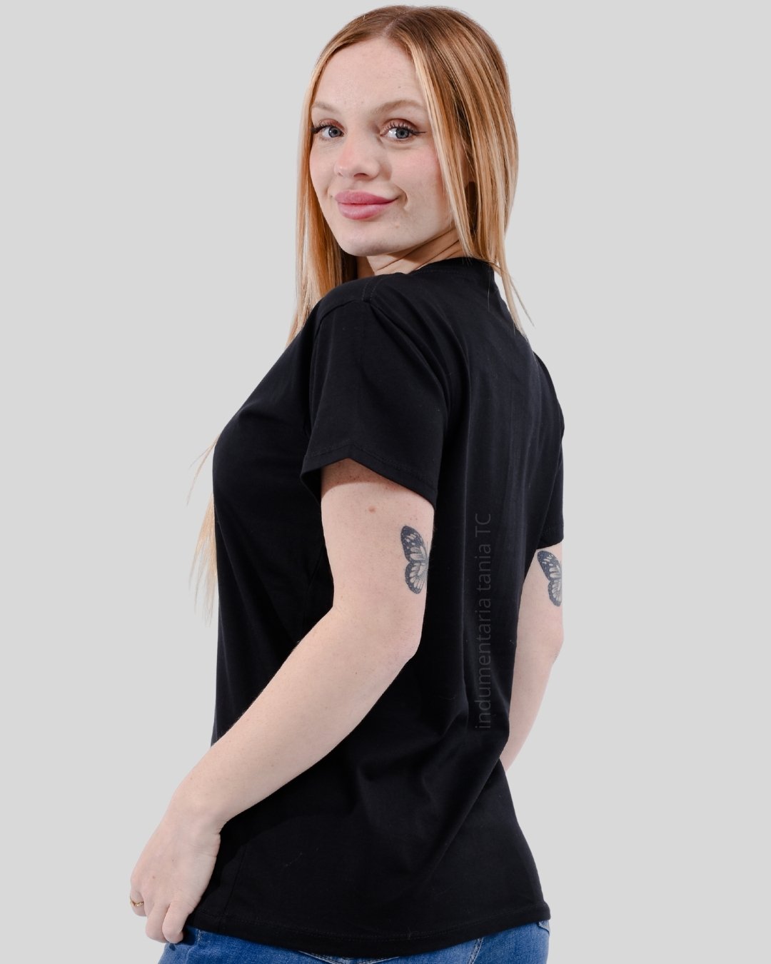 Remera algodon peinado 24/1 Dama - Image 2