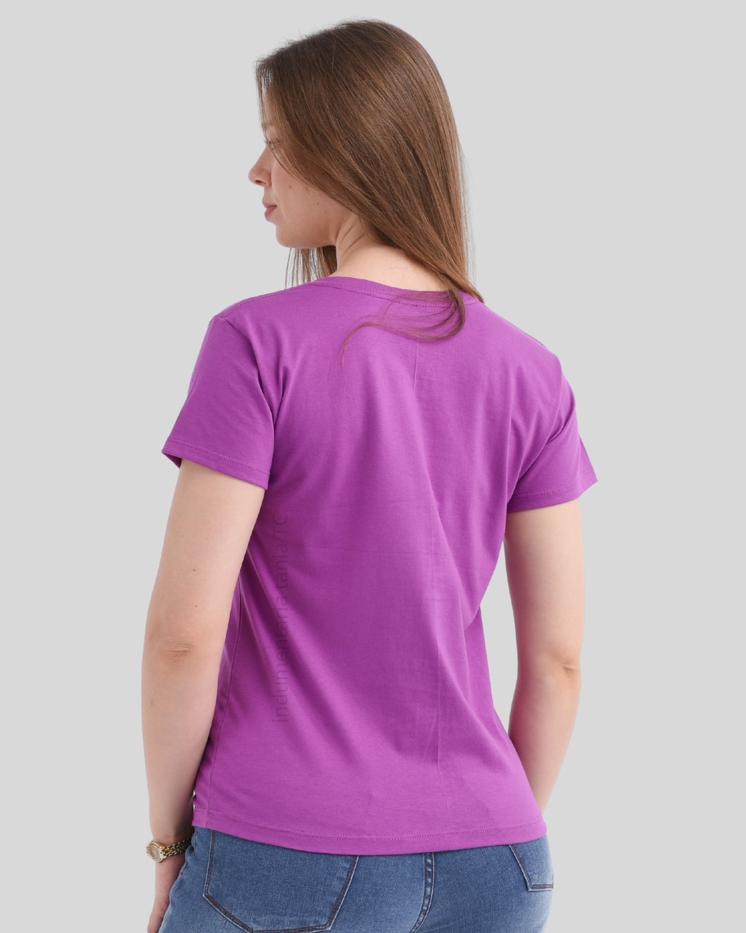 Remera algodon peinado 24/1 Dama - Image 2