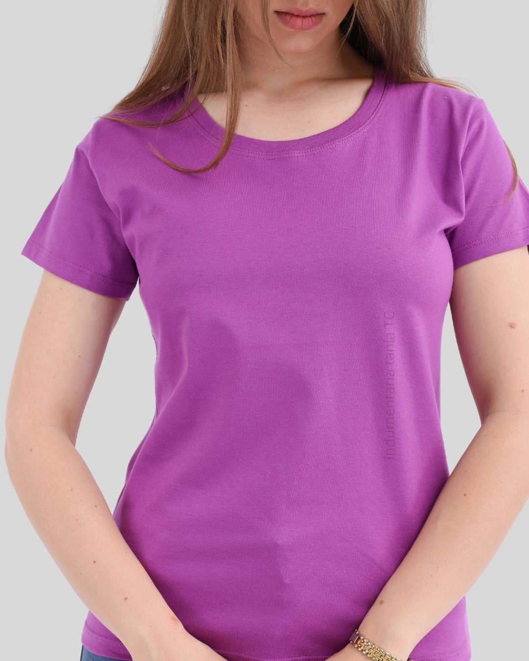 Remera algodon peinado 24/1 Dama - Image 4