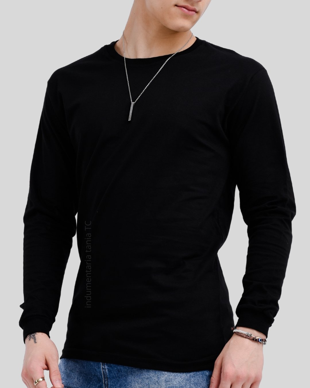 Remera manga larga Algodon peinado 24/1 - Image 3