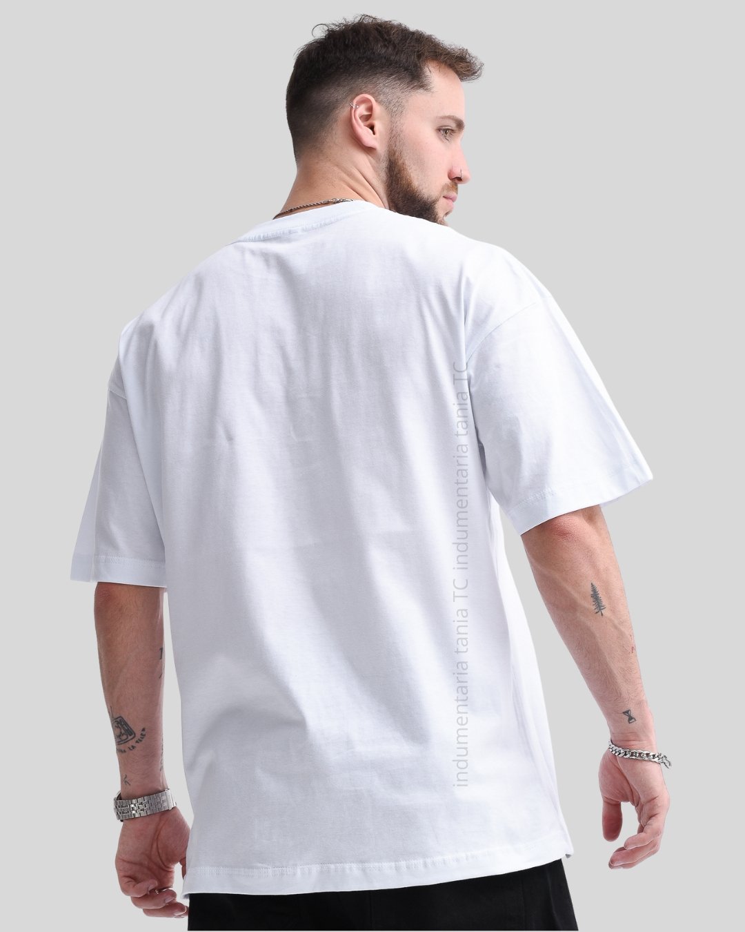 Remera Algodon peinado 24/1 Oversize - Image 2