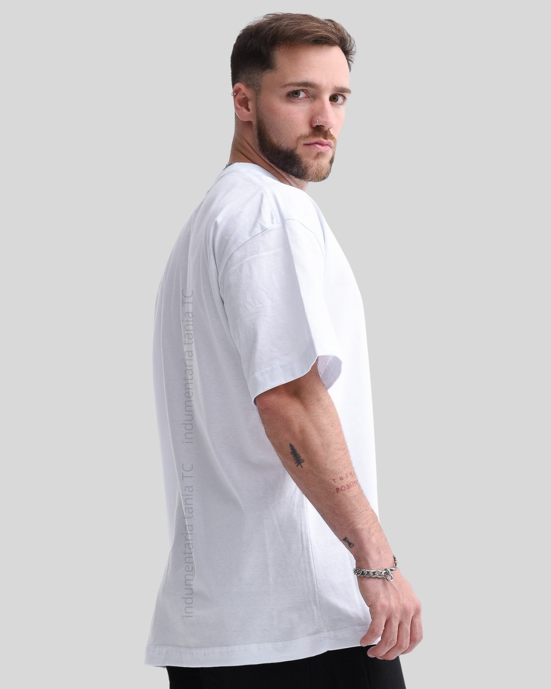 Remera Algodon peinado 24/1 Oversize - Image 3