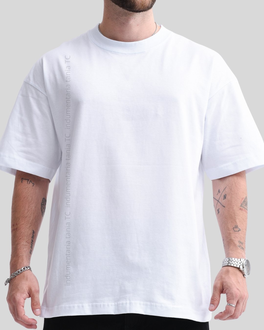 Remera Algodon peinado 24/1 Oversize - Image 4