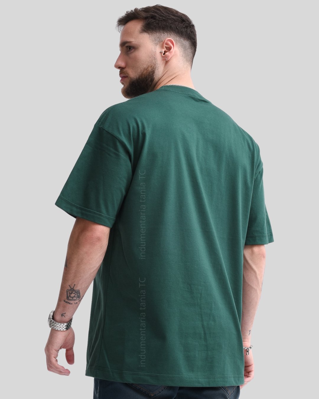 Remera Algodon peinado 24/1 Oversize - Image 2