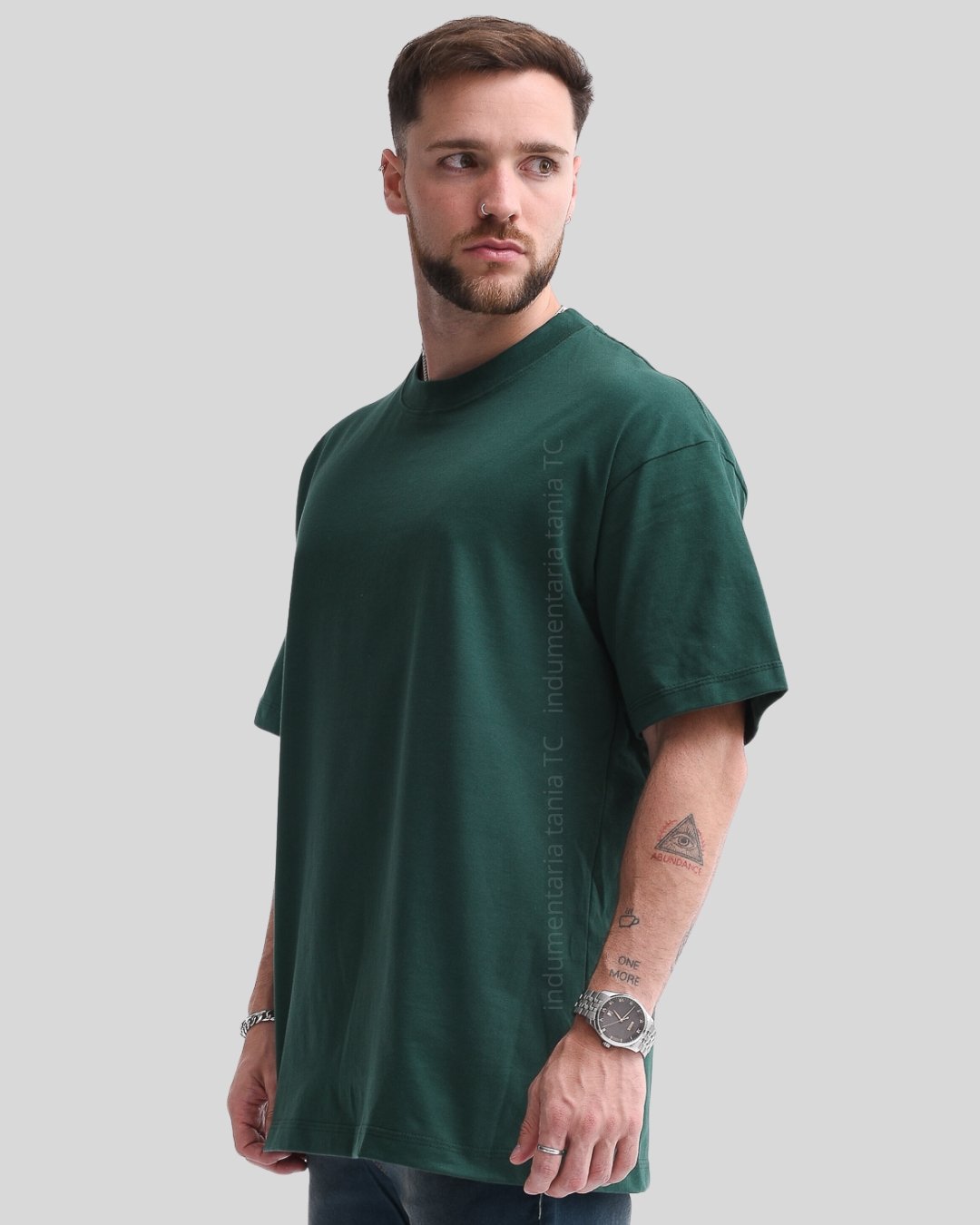 Remera Algodon peinado 24/1 Oversize - Image 3